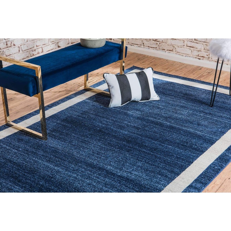 Unique Loom Del Mar Collection Area Rug-Transitional Inspired with Modern