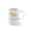 FRINGE STUDIO Js Yellow Lab Georgia Mug, 12 liquid ounces