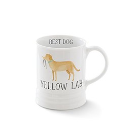 FRINGE STUDIO Js Yellow Lab Georgia Mug, 12 liquid ounces (481478)