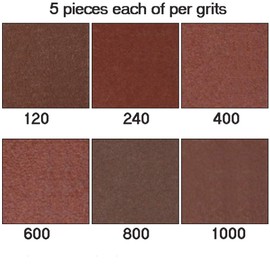 Bskifnn 30 Pack Sanding Belts 120 240 400 600 800 1000 Grits 5PCS per size High Performance Silicon Carbide Sanding Belts (1 x 30 Inch)