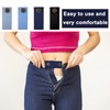 Zhibeisai 8 Pack Maternity Pants Extender Elastic Waist Extender Adjustable