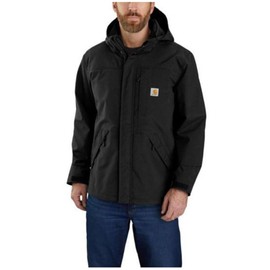 Carhartt mens Storm Defender Loose Fit Heavyweight Jacket Work Utility Outerwear, Black, X-Large US