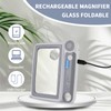 Magnifying Glass with Light, 5X 10X 45X Rechargeable Page Magnifier