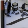 Kisangel Quick Fishing Rod Repair 6pcs Carbon Fiber Fishing Rod