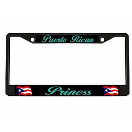 Puerto Rican Princess Puerto Rico License Plate Frame/Car Accessories Car Tag Holder
