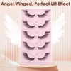 3D False Eyelashes, 5 Pairs, Fox Eyelashes, Natural Fake Lashes,