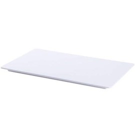 American Metalcraft MEL189 Endurance Melamine Flat Rectangular Platter, 18" x 9", White