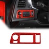 Sekhyna Headlight Switch Button Panel Frame Cover Trim Soft Carbon