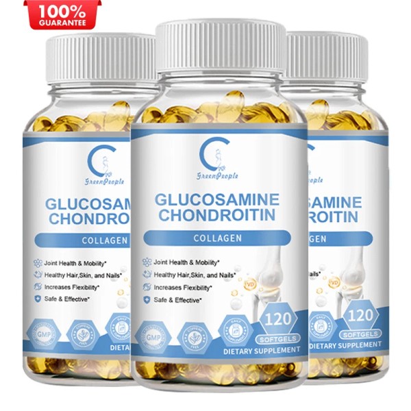 Glucosamine Chondroitin Turmeric & MSM 120 Capsule Bones Joint Support