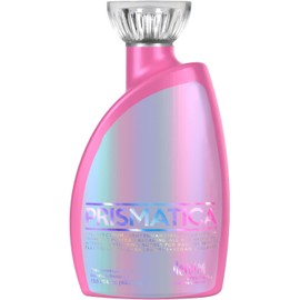 Devoted Creations Prismatica - Optimizador de bronceado oscuro de tono azul con escualano derivado de caña de azúcar, colágeno vegano, fotosomas activados por luz, tecnología antinaranja, tatuaje y protección de decoloración de color, uso con luz azul, lu