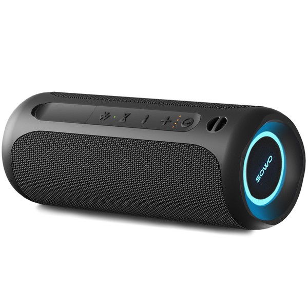 Wireless Portable Speaker,IPX7 Waterproof Bluetooth Speaker, 25W Loud Stereo Sound,
