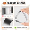 FUSOTO 6PCS Thanksgiving Cookie Cutters Set, Holiday Cookie Cutter Thanksgiving