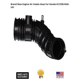 Autoparts Engine Air Intake Flow Hose Tube #17228-RAD-L61 For 2006-2007 Honda Accord 2.4L