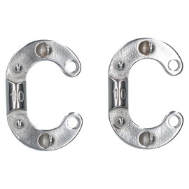 2 x Chain Connecting Link 10mm Marine Grade Stainless Steel Split Shackle DK72