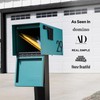 Adoorn Post Mount Mailboxes, 9.5 x 9.5 x 19.5 (HxWxD)