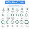 DIANN 270pcs O Ring Kit Rubber 18 Sizes O-Ring Car