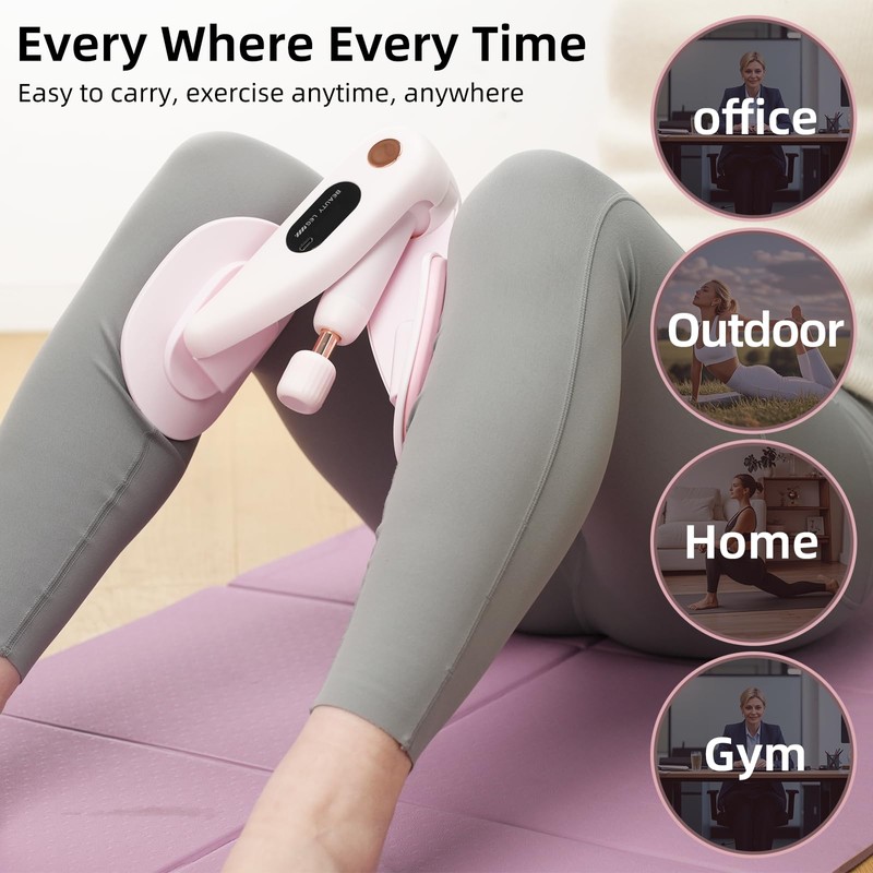 Thigh Trainer Thigh Hip Trainer Kegel Exerciser 36 LB, Leg