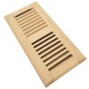 Homewell Maple Wood Floor Register, Drop in Vent with Damper,