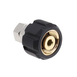 ECSiNG Pressure Washer Adapter, Metric M22 to 1/4" NPT Female Pressure Washer Hose Adapter, Metal Quick Coupling Socket