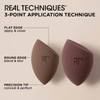 Real Techniques New Nudes Bare Finish Sponge Duo, Beauty Sponges