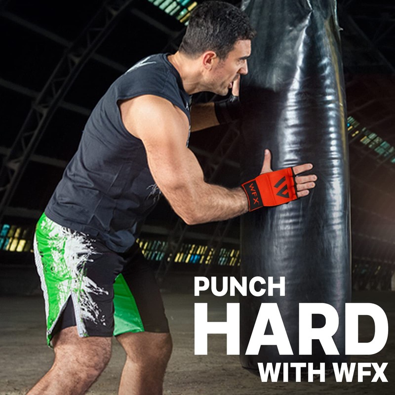 Boxing Hand Wraps Punch Bag Men Women Gel Inner Gloves