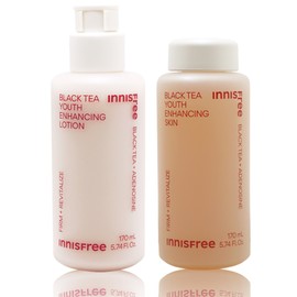 Innisfree New Black Tea Youth Enhancing 2 types (skin + lotion) / 이니스프리 뉴 블랙티 유스 인핸싱 2종(스킨+로션)