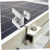 CIYODO 4 Pcs Solar Panel Clamps Mounting Brackets for Roofs