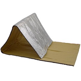 Car Noise Sound Deadening Insulation Mat Heat Shield Moisture Deadener Pad 39.3" X 11.8" Compatible with ABS Fairing Motorcycle Heatshield (3 Sq Foot)