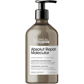 💛 L'Oréal Professionnel Absolut Repair Molecular Shampoo 💛 500 ml | Sin Sulfatos | Reparación Profunda para Cabello Muy Dañado