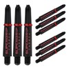 Harrows Supergrip Carbon Red Shafts, Increased Aerodynamic Flow, Dart Shafts,