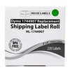 HOUSELABELS Compatible DYMO 1744907 4XL Green Shipping Labels (4" x