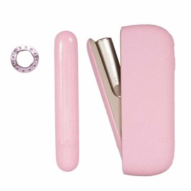 YiTenn 3-in-1 Set Protective Cover + Side Cover + Replacement Ring for Iqos Iluma, pink, Casual