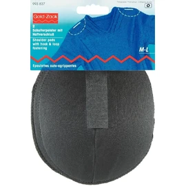 Prym Shoulder Pads Raglan with Hook and Loop Fastening Black M-L