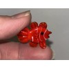 Miniature Tiny Lampwork Flame Hand Blown Glass Red Fish Figurine