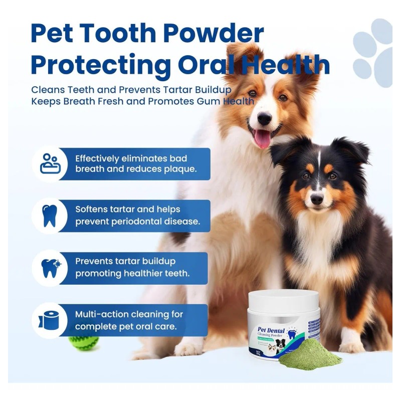 Polvo Limpiador De Dientes Dog Powder Para Perros En Polvo