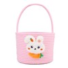 DIYASY Easter Basket for Kids, Woven Bunny Eggs Basket with
