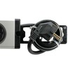EHMANN 0600x00032033 Aluminium Power Strip Universal 3-Way 3 m Cable
