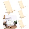 4 Pack Wooden Book Stand for Display Book Holder Easel
