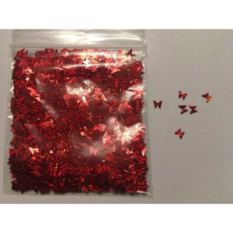 the glitters world V-Day Solvent Resistant LOVE BUTTERFLY shape-Laser-Gl -