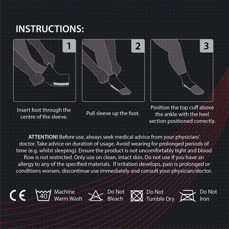 Rymora Plantar Fasciitis Foot Compression Sock Sleeves for Men and