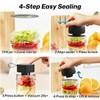 BRMUEIX Electric Mason Jar Vacuum Sealer Kit with Wide and