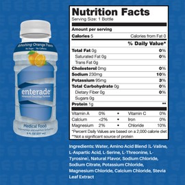 enterade Advanced Oncology Oral Supplement Orange 8 oz Bottle 12 Ct