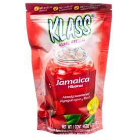 Klass Listo Jamaica Hibiscus Blended Mexican Drink Mix (2 x 14.1 oz. Packets)