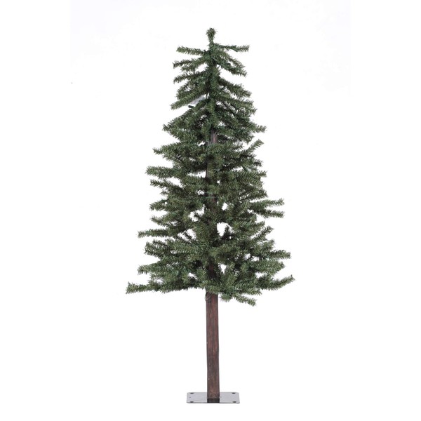 Vickerman 5' Unlit Natural Alpine Christmas Tree
