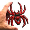2Pcs Custom Spider Emblems Left Right Car Badge for Universal