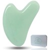 Ditind Gua Sha, Guasha Tool for Face, Natural Jade Stone