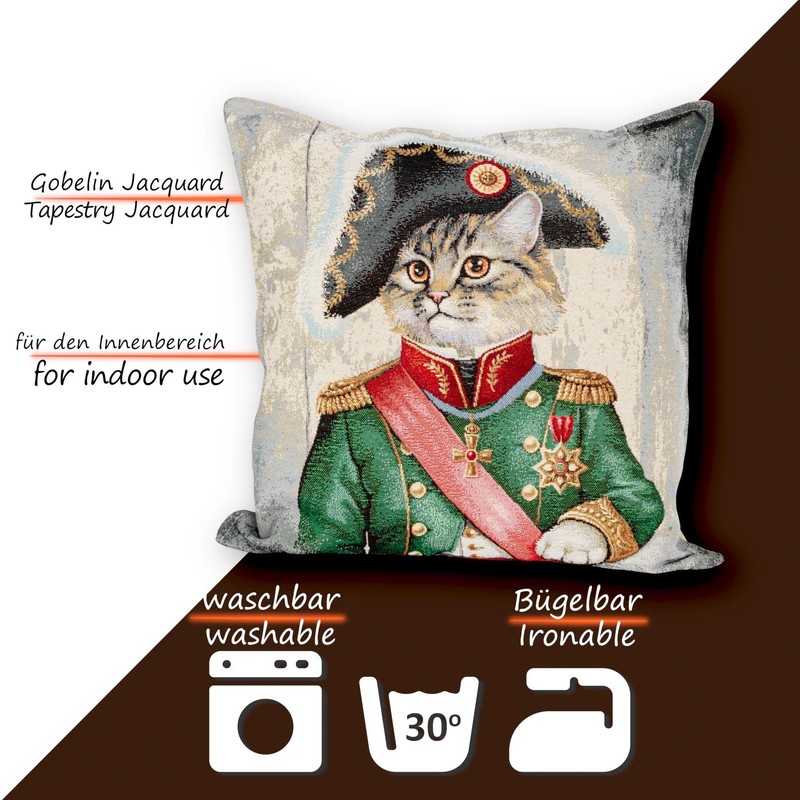 ANRO Cushion Cover Decorative Cushion Sofa Cushion Cover Tapestry Napoleon