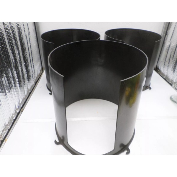 LOT OF 3 TRAFFIC LIGHT VISOR SHIELD SIGNAL COVERS 11”