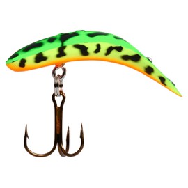 Yakima Bait Flatfish F-7 High Action Plug, 2 1/4-Inch, Fire Tiger