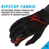7 iDP Project Full Finger MTB Cycling Racing Gloves (Black/Red